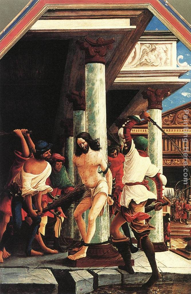 The Flagellation Of Christ painting - Denys van Alsloot The Flagellation Of Christ art painting